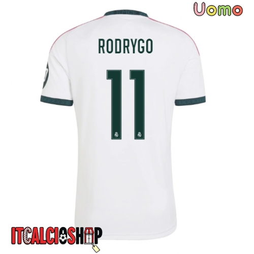 Real Madrid Rodrygo Goes #11 Prima Maglia 2026-27 Manica Corta